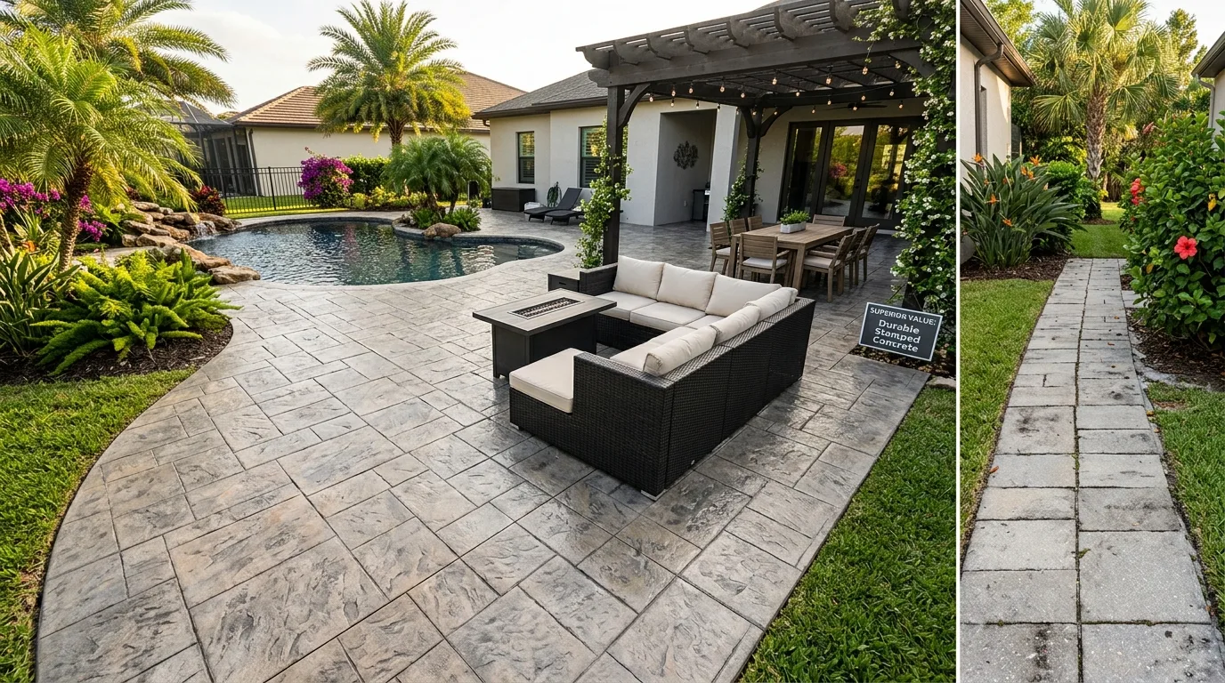 Punta Gorda Concrete vs Pavers: Which Is Better for Patios?